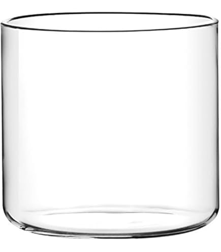 Bicchieri Acqua Vetro Colorati H&H Bicchieri In Borosilicato Fusion - Confezione Da 6, 450 Ml, Vetro Termoresistente Senza Piombo Bicchieri H&h - Foto 8