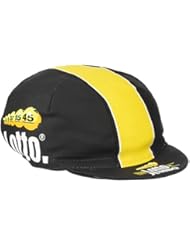 Santini Replica RE460COT6TL- Santini Lotto Jumbo 16 Cotton Race Cap Black UNI