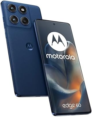 Motorola edge 60 con Moto AI (8/512GB, Fotocamera 50+50+10MP, selfie 50MP, Display 6.67" pOLED 120Hz, MediaTek Dimensity 7300, batteria 5100mAh, ricarica 68W, Android 15), Gibraltar Sea