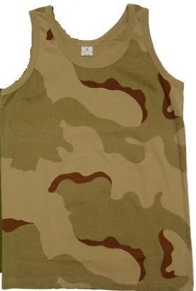 Dallaswear Adults Camo Army Singlet Vest Top