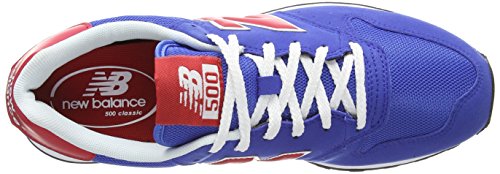 New Balance Gm500, Herren Sneakers Blau (Blue/Red)