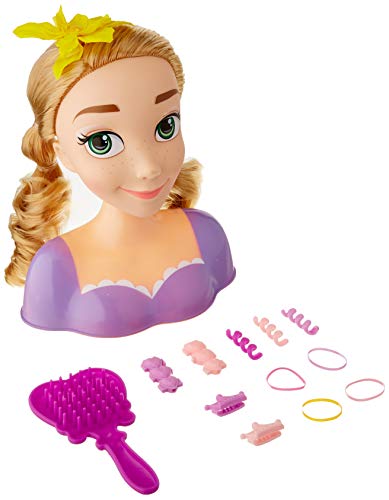 Disney Princess Rapunzel Cabeza Estilo con los Accesorios