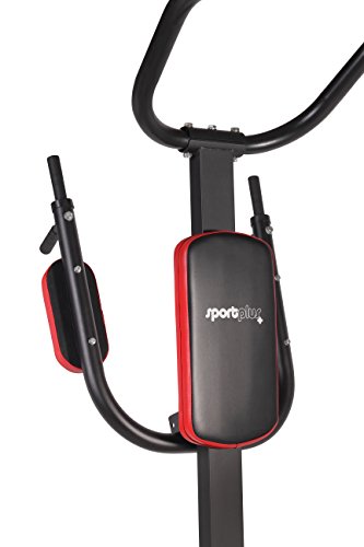 SportPlus Power Tower mit klappbaren Dips-Griffen, Klimmzugstange und Liegestützgriffen, für zahlreiche Muskeltrainingsmöglichkeiten, Heavy-Duty Stahlrohrrahmen, SP-HG-014 - 3