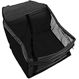 Easylifer auto hundetasche/hund auto tasche/auto hundetasche/ auto hundebox/ hund auto transport/ hund auto schutz/ hund auto transport rücksitz(schwarz)