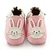 Pink Bunny Soft Leather Baby Shoes | 18 - 24 months