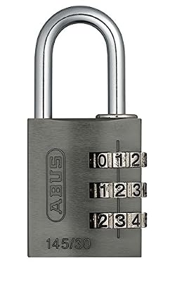 ABUS Cadenas antivol à combinaison 3 Chiffres - Titalium