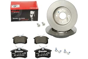 2 Bremsscheiben + Bremsbelagsatz Vorne von Brembo (1420-53554) Bremsensatz Bremsanlage Bremsen-Kit,Bremsenset, Bremsscheiben, Bremsbeläge, Bremsen-Set, Beläge, Bremsbelag, Bremsbelagsatz,