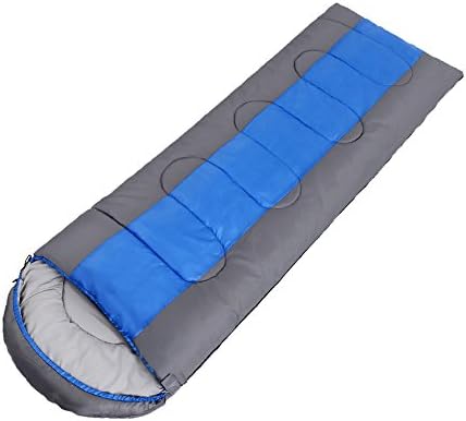 ZXQ Sleeping Bag Adult Outdoor Portable Travel Thick Warm Sleeping Bag Indoor Lunch Break Sleeping Bag Warm sleeping bag (Color : Blue, Size : 1.5kg)