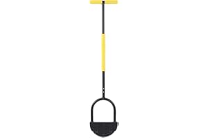 RAINBEAM Kadimendium Half Moon Lawn Edger High Hardness Carbon Steel Long Handle Manual Trimming Shovel for Garden