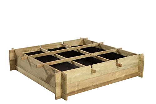 Pur Garden 3760217460758 Vegetales Samos Madera Natural 90 X 10 X 14 Cm - 