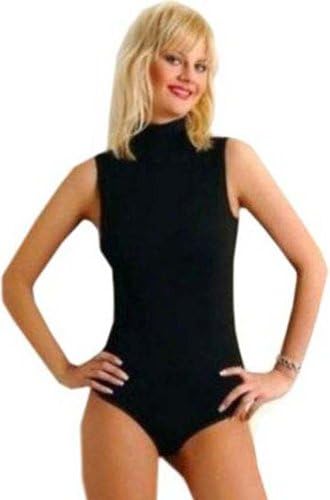 BodysuitsNew Women's Turtleneck Sleeveless Black XX-Large (UK 18)