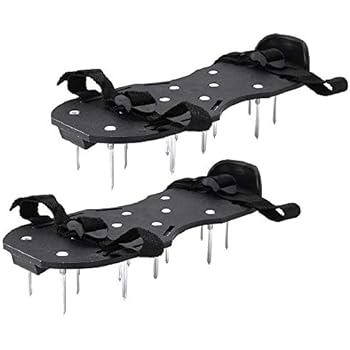 JUEYAN Rasenlüfter Schuhe Rasenlüfterschuhe Rasen Nagelschuhe