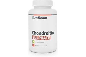 GymBeam Condroitina Solfato Integratore per Protezione Articolare - Rigenerazione dei Tessuti - Ideale per Atleti e Benessere Articolazioni - Pratiche Compresse Facili da Assumere, 90 cps
