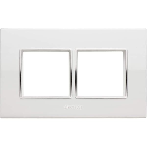 Leviton Renu 3-Gang Wandplatte, Schraubenlos, Snap-On, Weiß – Für Renu-Geräte, Größer Zum Abdecken Von Unebenheiten