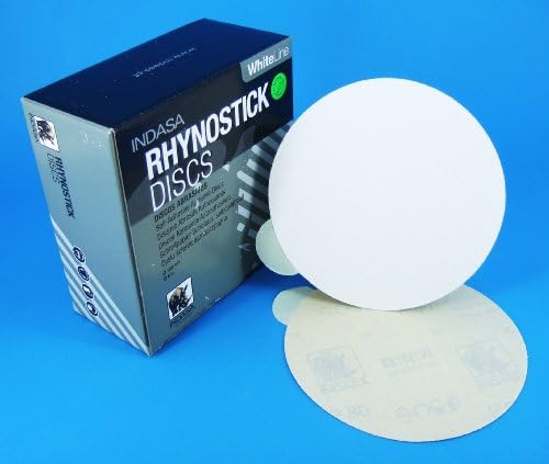 Indasa Rhynostick 150mm Plain Discs 320grit Sticky Pack 100