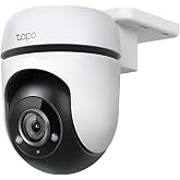 Tapo C500, 1080P Full HD Dış Mekan Wi-Fi G&uuml;venlik Kamerası, Hareket Tespit/Takibi, 360&deg;, IP65 Su Ge&ccedil;irmez, Gece G&ouml;r&uuml;ş&uuml;, &Ccedil;ift 