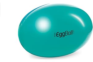 TONKEY ACTIVE LIFE - Palla Fitness Ovale [18-45-55-65 cm] - Fitball per Yoga, Fitness, GAG, Fisioterapia, Riabilitazione Esercizi Gravidanza - Accessori per Allenamento in Casa e in Palestra