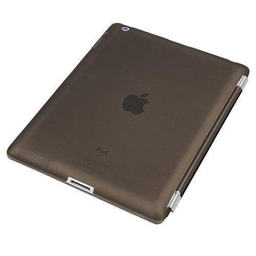 Besmall Neu Ultra Slim Edles iPad 2 3 4 Hülle – Smart Cover Leder Case Schutz Hülle Tasche + Back Case – inkl. Displayschutzfolie Reinigungstuch Stift mit Multi Ständer Auto Sleep Wake (iPad 2/3/4, Farbe:Weiß) - 4