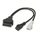 Produktbild mark8shop KKL 2 x 2 bis 16 Pin OBDII Diagnose-Adapterkabel für Audi Skoda VW