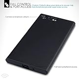 Xperia XZ Premium Case, Terrapin TPU Schutzhülle Tasche Case Cover für Sony Xperia XZ Premium Hülle Matt Schwarz - 