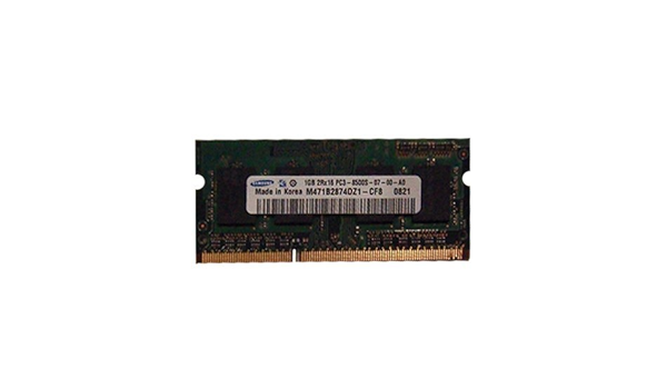 SAMSUNG 1GB PC3-8500S-07-00-A0 DDR3 SODIMM Memory 