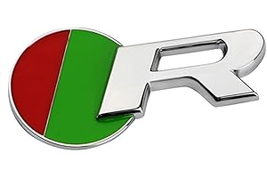 QAZWSXD swaiwai Fit for Jaguar Sticker R-Sport Emblème Autocollant arrière adapté à Jaguar E-pacexf f-Pace XE xj xf Autocollant de l'aile du côté Jaguar Style de Voiture (Color Name : R Logo)