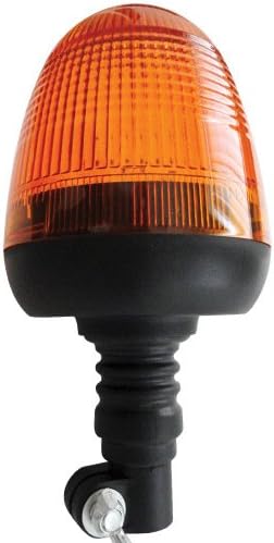 247 LIGHTING AMBER POLE MOUNT ROTATING BEACON H1 BULB 12V/24V CA2050C