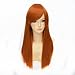 Produktbild 55CM Long Straight Stylish Women Lady Anime Cosplay Hair Full Wig orange