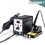 Anwendung. Wenhu Lötstation Digitalanzeige Heißluft-Heißluftpistolen-Schweißstation BGA Rework Station Lötkolbenstation,P1