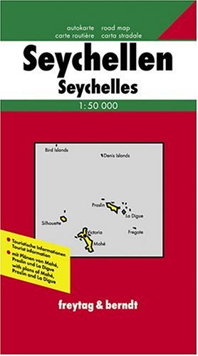 Carte routière : Seychellen, mit Plänen von Mahe, Praslin und La Digue, kleine Landeskunde livre