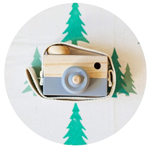 Kleinkindspielzeug Longra Niedliche Baby Kinder Holz Kamera Spielzeug Kindermode Bekleidung Accessory Zubehör sicher und natürlich Motorikspielzeug Geburtstag Weihnachtsgeschenk Spielzeug (Gray) Kleinkindspielzeug Longra Niedliche Baby Kinder Holz Kamera Spielzeug Kindermode Bekleidung Accessory Zubehör sicher und natürlich Motorikspielzeug Geburtstag Weihnachtsgeschenk Spielzeug (Gray)