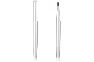 ZYGHJORT 2 Stück Lippenstift Pinsel, Einziehbarer Make-Up Concealer Pinsel, Mini Lippen Makeup Applikator für Lipgloss Mini lippenpinsel Concealer Pinsels