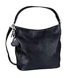 Feminine Details: Das Innenfutter in Blümchenmuster und der Herzchen-Anhänger lockern das minimalistische, klassische Design der Tasche gekonnt auf