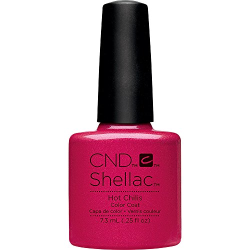 CNDCosmetics Creative Nail Design Shellac Uv Color Coat Hot Chilis .25 OZ