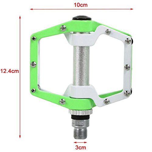 Yahee Pedale Fahrradpedale Anti-Rutschpedal Aluminum Fahrrad Zubehör 3 Farbe ein Paar - 6