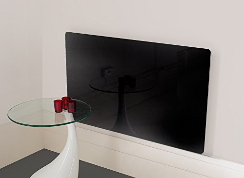 Adams Vitreo Glasverkleidung für Heizkörper, klein (900 mm Länge), schwarz - 2