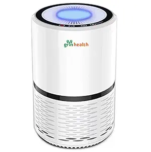 Grin Health Air Purifier Filtration with True HEPA Filter and Ionizer (GHMAP01) (25-Watt Air Purifier)