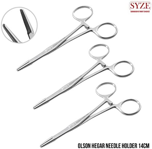 SYZE 3X Olsen Hegar Needle Holder 14cm Straight, Surgical / Dental Instruments, Veterinary Tools