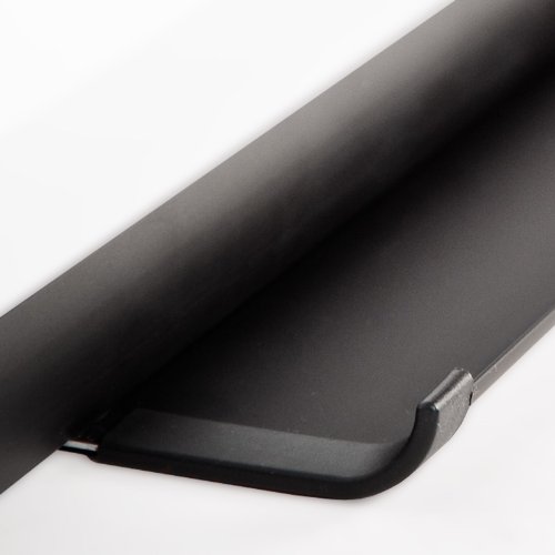 MOB Whiteboard Premium S Line | Satin-Nussbaum | Größe wählbar – mit Alurahmen, magnethaftend, emailliert - 5