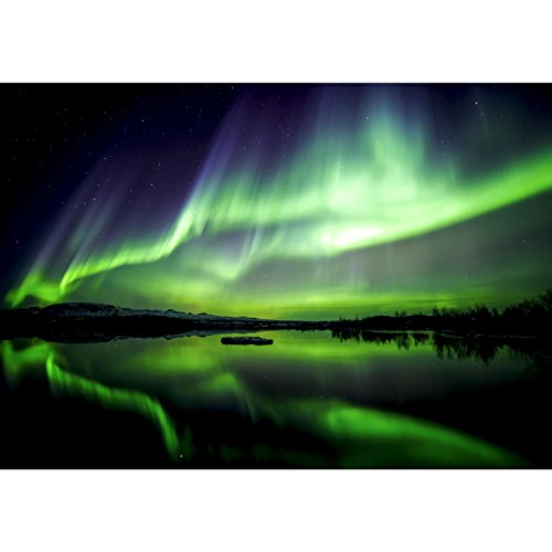 Fototapete Polarlicht 396 x 280 cm – Vliestapete – Wandtapete – Vlies Phototapete – Wand – Wandbilder XXL – !!! 100% MADE IN GERMANY !!! Runa Tapete 9032012c - 6