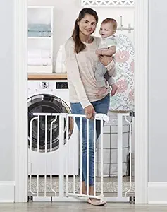 Regalo Easy Step Walk Thru Gate, White