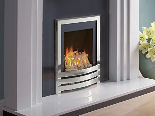 Flavel Fsrp80mn Silver Pebble Windsor Contemporary Gas Fire Mc