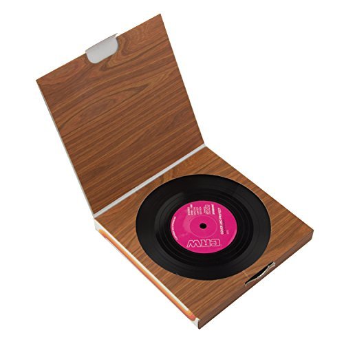 Discoball (6 PCS) Retro Vinyl Untersetzer Schallplatten Untersetzer - 7