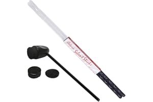 Adoro Silent Sticks & Bassdrum Beater Set – ciche pałeczki perkusyjne i beater basowy do perkusji akustycznej lub pedałów kajonowych – (nie jest już potrzebne żadne tłumiki perkusyjne, tłumiki perkusyjne lub tłuszcze basowe)