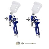 ▲ MINI HVLP: Sprühpistole mit HVLP Technologie und Druckluftanschluss