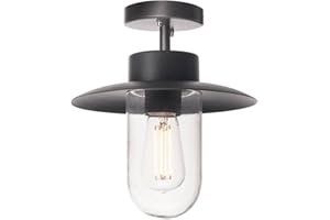 SLV Natynkowa oprawa ścienna MOLAT SLV/oświetlenie ścian, ścieżek, wejść, reflektor zewnętrzny LED, natynkowa lampa zewnętrzna, lampa ogrodowa, reflektor sufitowy / E14, IP44, 60 W, kolor antracyt