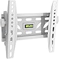 Intec brackets - White adjustable tilting TV wall bracket fits 19-43". Max VESA 200x200. 50kg rated