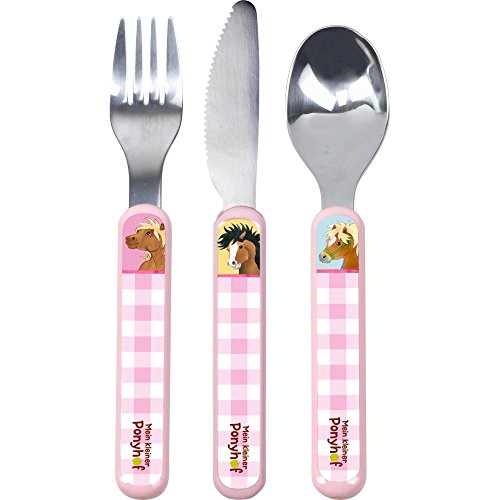 Preisvergleich Produktbild Spiegelburg 14392 Kinderbesteck für kleine Ponyfreunde Mein kl. Ponyhof