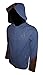 Produktbild Assassins Creed Unity Denim Finish Premium Leichte Jacke Mit Angeschnittene Kapuze (Large, Blau)