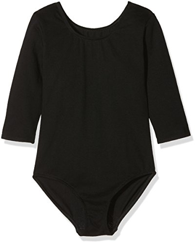 Shepa Mädchen Ballett Trikot 3/4 Arm Gymnastikanzug Ballettanzug Turnanzug